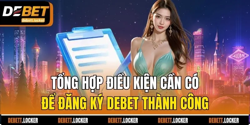 Tổng hợp điều kiện cần có để đăng ký Debet thành công