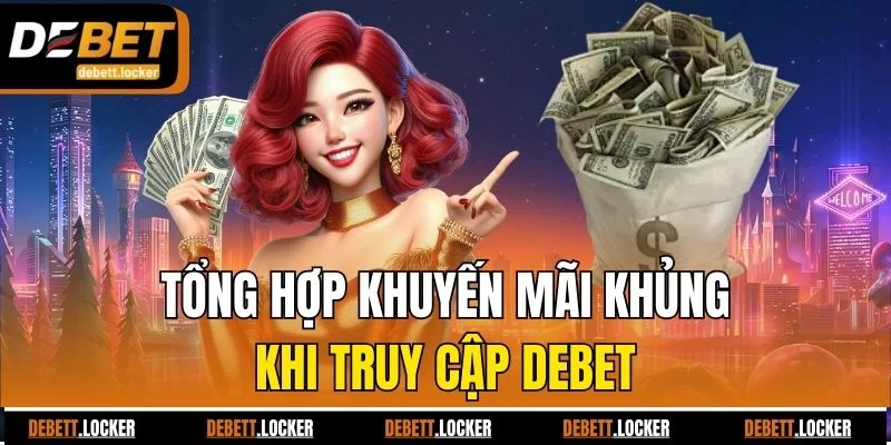Tổng hợp khuyến mãi khủng khi truy cập Debet